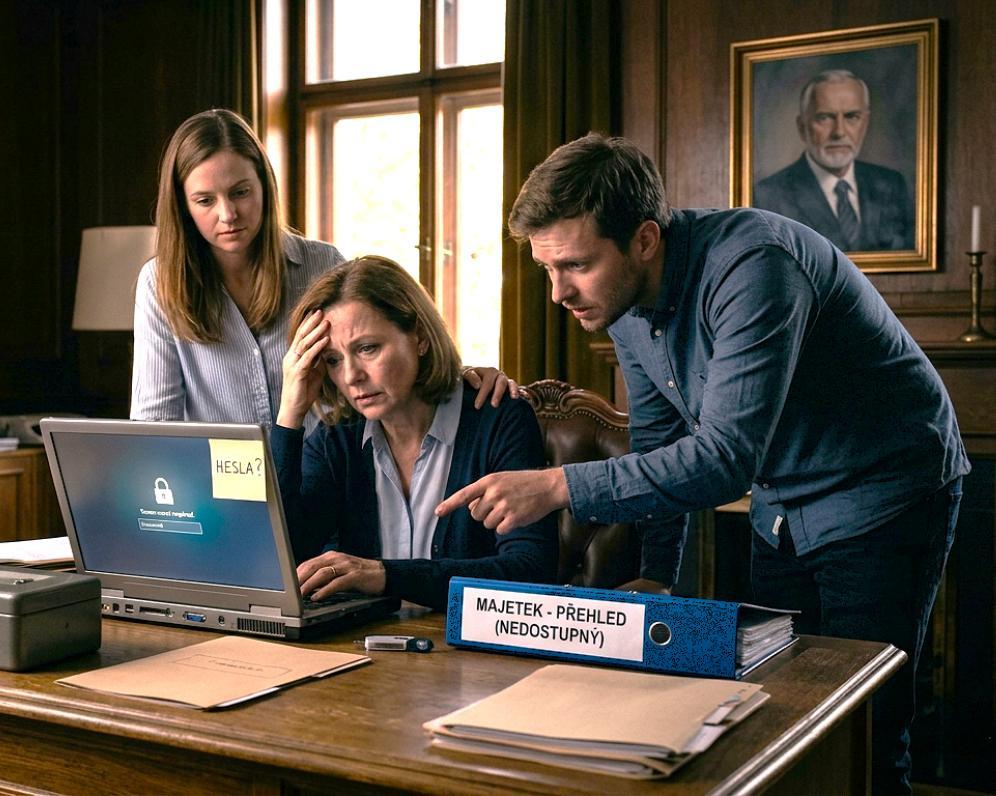 Příběh o hesle, které stálo rodinu dědictví