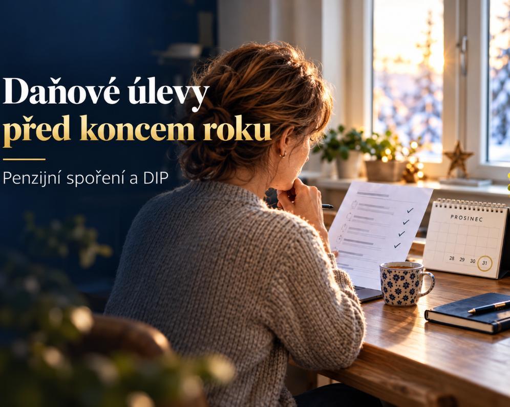 Penzijní spoření a DIP 2026: Jak ušetřit na daních až 7 200 Kč